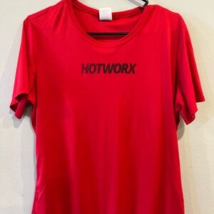 HOTWORX Women's Red Short Sleeve Tee